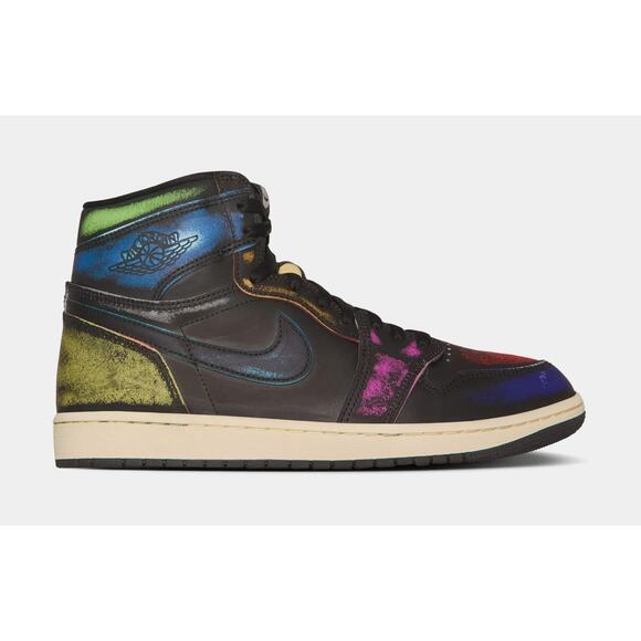 Nike Air Jordan 1 Retro High OG Black and Muslin Shoes Men\'s Size US 9 main image 5